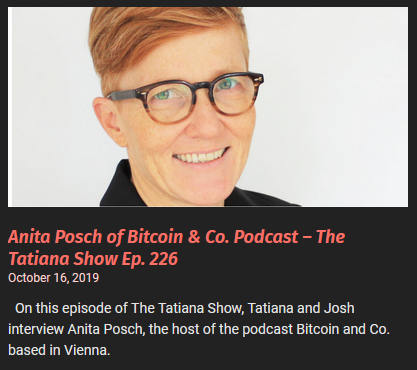 Anita on "The Tatiana Show"