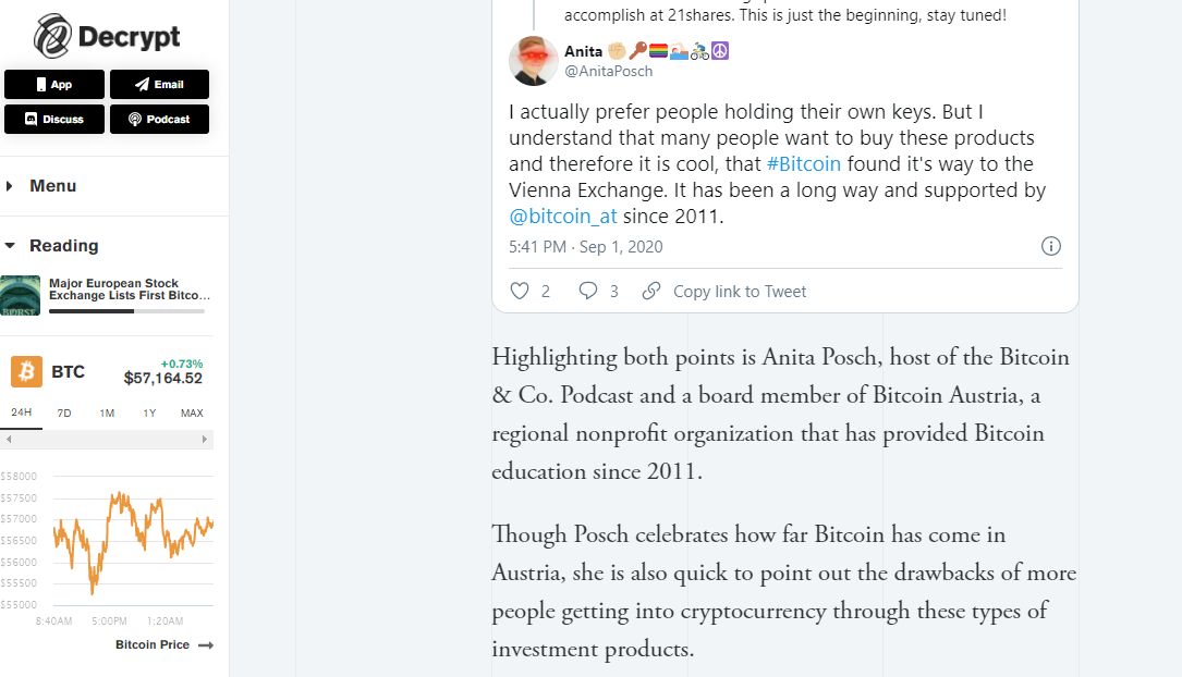 Major European Stock Exchange Lists First Bitcoin Product