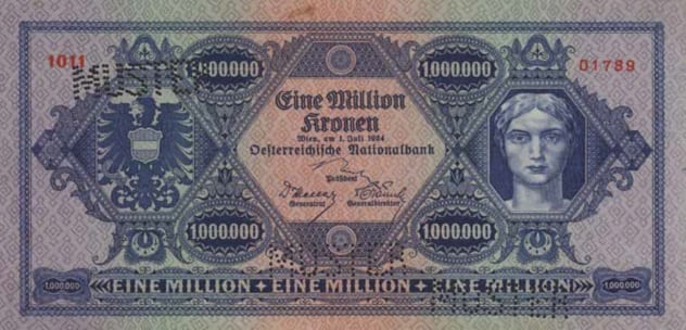 Weekly Nr. 17 - Hyperinflation in Germany and Austria 100 years ago