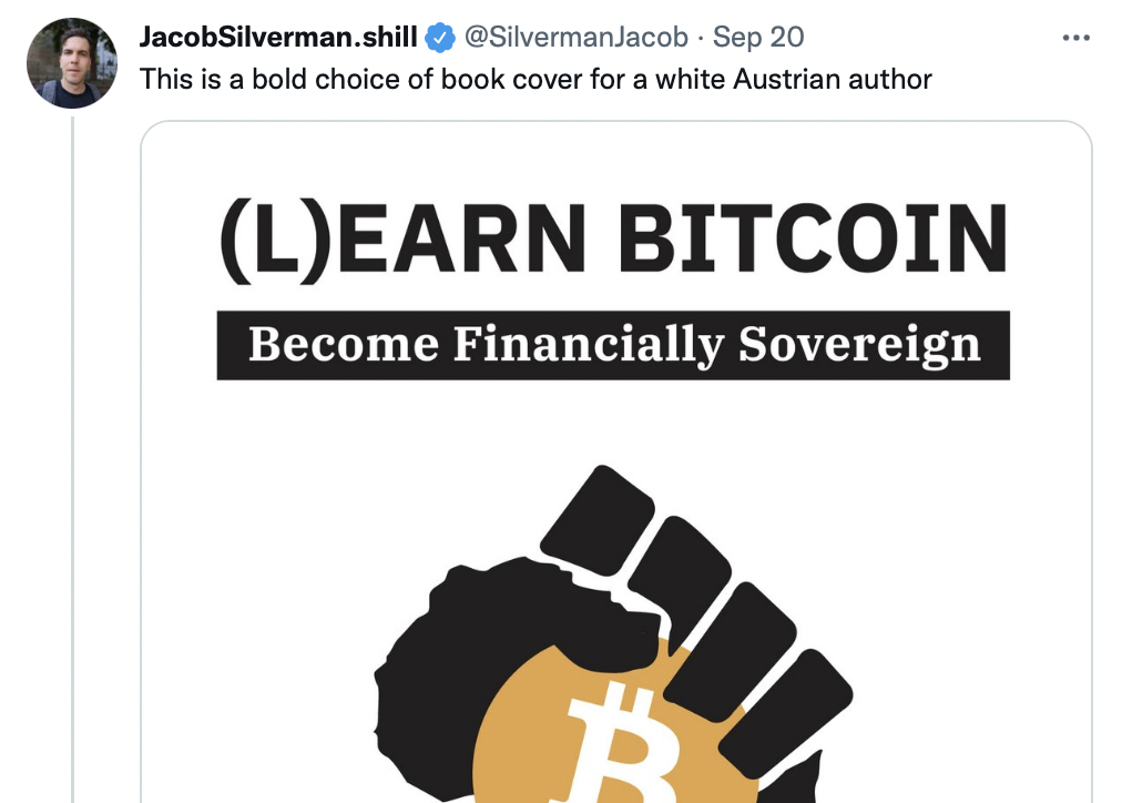 A black raised fist on my book cover - a "bold choice"