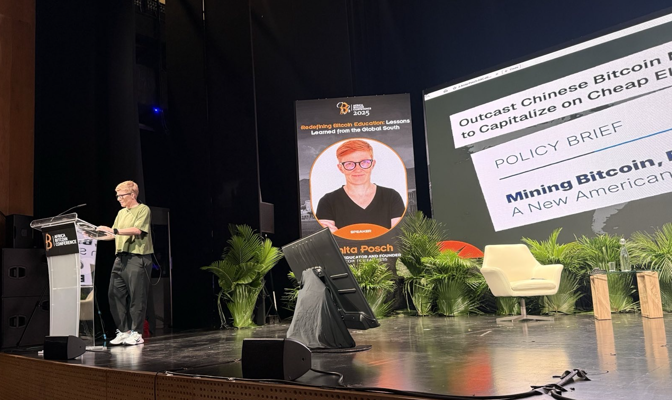Anita at Africa Bitcoin Conference 2025